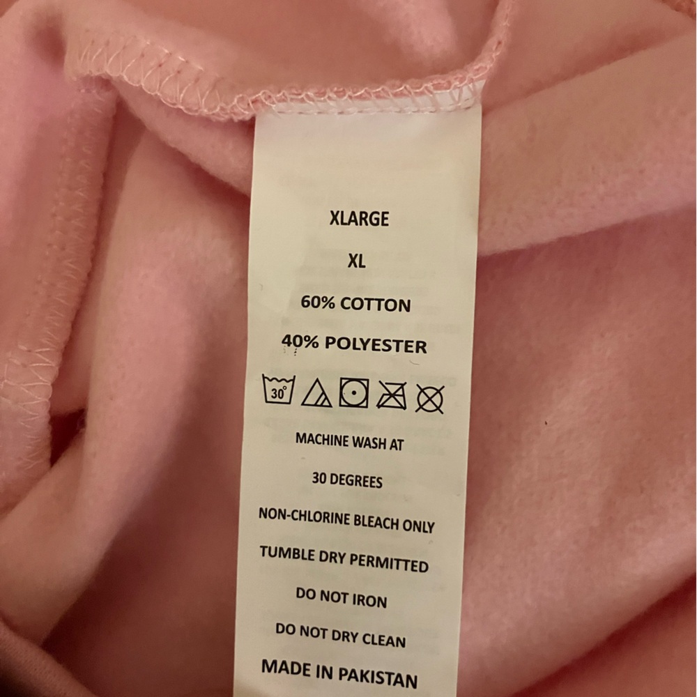 Hello kitty x I saw it first pink hoodie sweatshirt hearts valentines XL - Picture 8 of 8